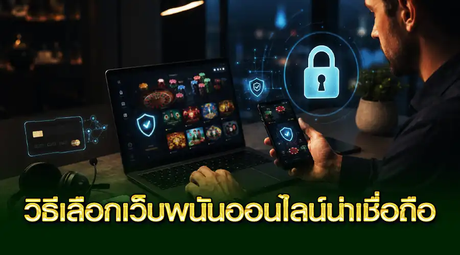 วิธีเลือกเว็บพนันออนไลน์น่าเชื่อถือ